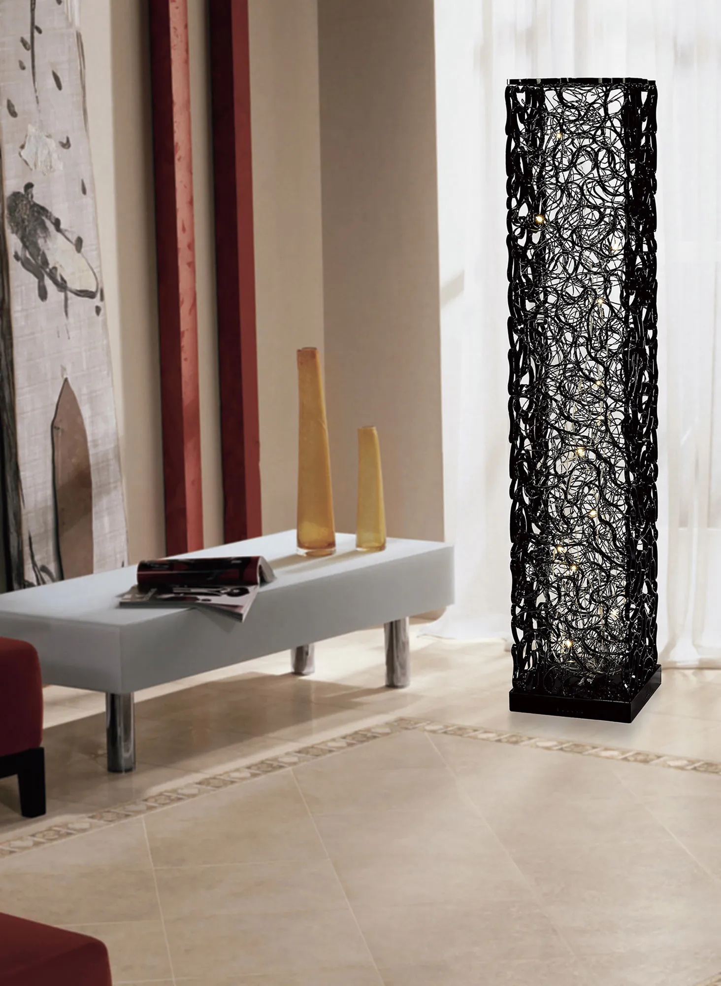 Essen Aluminium Floor Lamps Diyas Home Designer Floor Lamps Essen Aluminium Floor Lamps Diyas Home Designer Floor Lamps